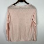 J. Jill Romantic Lace Floral Sheer Top Pink Cottage Coquette Feminine Soft Girl Photo 6