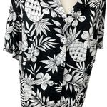 Sun Bay Cottons blouse Size 3X Hawaiian floral beach resortwear vacation summer Multiple Photo 1