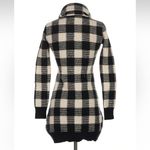 Ralph Lauren Vintage Rugby Black Cream Plaid Wool Cashmere Sweater Dress Size S Photo 3