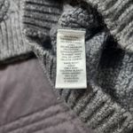 Loft Sweater Womens Small Gray Chunky Knit Pullover Round Neck Long Sleeve Photo 3