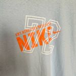 Nike Light Blue and Orange Ringer Graphic Shortsleeved Shirt size medium Photo 1