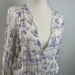 Free People Intimately Everything's Rosy Bodysuit Western Purple Print Rodeo XS Photo 1