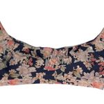 Floral Bikini Top Size 2XL Blue Photo 1