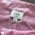 Cami NYC NWT  SILKY NEON PINK STRAIGHT PANTS Photo 6