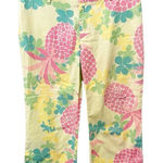 Lilly Pulitzer Lilly‎ Pulitzer Yellow Pineapple Cropped Pants Photo 0