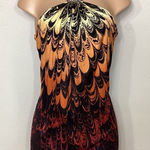 New. SKY multicolored silk mini dress with crystal rope at neck. Retails $249 Black Size XS Photo 0