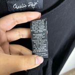 Charlie Paige  Black Hi Low Dress Sz L Photo 6