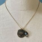 Evil eye protection charm necklace Gold Photo 2