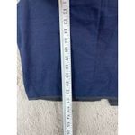 Accento Vintage Indigo Floral‎ Hand Embroidered Vest Guatemala Cottagecore XL Blue Photo 5