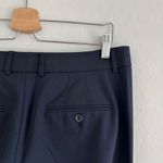 Vince  Side Strapping Wool Pants in Coastal Blue Size 10 Photo 6