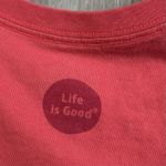Life is Good  Red Cape May Shirt Top Women’s Size Medium Classic Fit Crusher Tee Photo 6