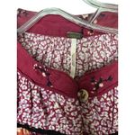 Free People  Paloma Printed Floral Prairie‎ Cottage Boho Blouse Size S Petite Photo 4