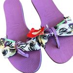 Havaianas  You Saint Tropez Sandals Slides Bold Colorful Eye Print Size 9 NWT Photo 5