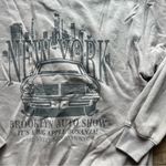 Hollister Women's Beige New York Brooklyn Auto Crew Neck Sweatshirt Size Small Photo 1