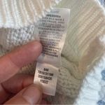 Treasure & Bond Tuck Stitch Oversized 100% Cotton Sweater Ivory Size Medium Photo 3