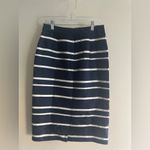 J.Crew  Striped Pencil Skirt - Size 4 Photo 1