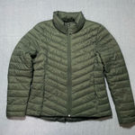 Old Navy Water Resistant Narrow Channel Puffer Jacket Size XS Petite in Olive Photo 0