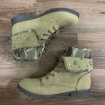Zigi Rock & Candy Rock Candy Green Army Spraypaint Boots-9.5 Photo 3