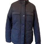 H&M blue quilted coat. Size 8. Photo 8