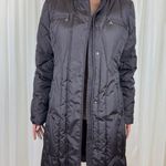 Marc New York Andrew Marc Long Puffer Down Winter Coat Jacket Size SM Charcoal Photo 5
