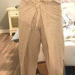 Urban Outfitters Yellow &white Striped Parachute Pant Photo 0