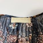 Ulla Johnson  Elisa Top Twilight Size 0 Ruffle Flutter Short Sleeve Tie Neck Boho Photo 7