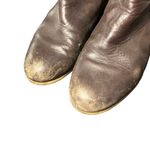 UGG  Australia Amberlee Espresso Leather Equestrian Style Boots, Size 9.5 Photo 5