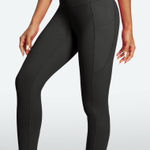 NWT IUGA BUNDLE Two pair of Power tight sandwich Leggings ( ink gray and black) Black Size M Photo 0