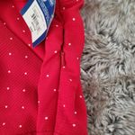 Arizona Jeans Arizona Jean Co Puff Shoulder Polka Dot Cocktail Dress Red Size Medium Photo 6