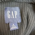 Gap Black Ribbed Knit Cowl Neck Mini Pull On Long Sleeve Sweater Dress Sz S Tall Photo 4