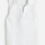 Madewell  NWT Cotton Johnny-Collar Sweater Tank size medium Photo 0