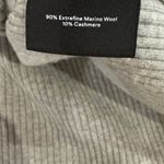 Summersalt The Luxe Cashmere Blend Funnel Neck Sweater wolf gray size XL Photo 6