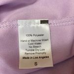 Lucy in the Sky  Velvet Velour Purple Sleeveless Twist Mini Bodycon Dress Size S Photo 4