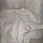 Calia White Ribbed Long Sleeve Athletic Top with Built in Bra size XXL Photo 0