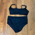 ANDIE  Bikini Set Havana Top High Waisted Bottom Black‎ size XXL NWT Photo 2