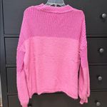 Vestique Vibrant Pink Crew Neck Sweater Photo 4