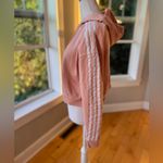 Adidas Originals Light Pink Cropped Hoodie Sweatshirt Size XS Photo 6