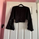 ZARA  Knotted Satin Top Photo 5