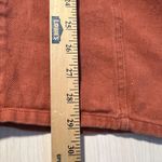 Chloe & Katie M Overall Sleeveless Dress Linen Blend Rust Boho Festival Western Orange Size M Photo 9