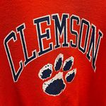 Russell Athletic Vintage 90s Clemson University Tigers Russell Tag Paw Logo Crewneck Sweatshirt Photo 1