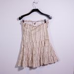 Love Shack Fancy Shosha Strapless Tiered Micro Floral Flower Print Mini Dress 4 Photo 3