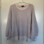 Summersalt The Coziest Cashmere Blend Soft Stripe Sweater Size Large Photo 3