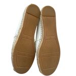 Tory Burch Perforated Logo Flat Espadrille in White Photo 10