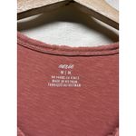 Aerie  Tiered Maxi Dress Sz M Sleeveless Coastal Boho Beach Flowy Cotton Rust Photo 2