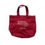 JULIETTE HAS A GN Iconic Red Canvas Tote Bag NEW NWOT Photo 6
