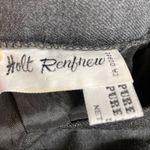 HOLT RENFREW CANADA Wool Ruffle Hem Midi‎ Skirt XS Gray Photo 3