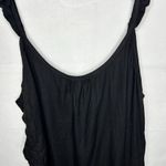 UGG  2-Piece Pajamas Shorts / Tank Shirt Black Sz Large Drawstring Super Soft Photo 3