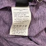 SheIn Top Woman's XL Purple Oversized Dolman Sleeves Lace Up Back Lightweight Photo 7