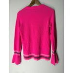 Design History Pink Cashmere Sweater Womens Sz S Flare Sleeve Quiet Luxury Photo 3
