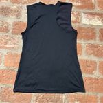 Nike EX  black DRI-FIT silky ASYMETRICAL MESH tank top sleeveless SHIRT Womens M Photo 8
